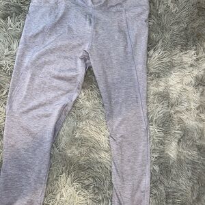 Gottex Gray Leggings Soft Knit Full-Length